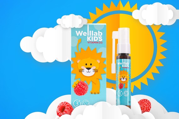 Cпрей WELLLAB KIDS с витамином D3