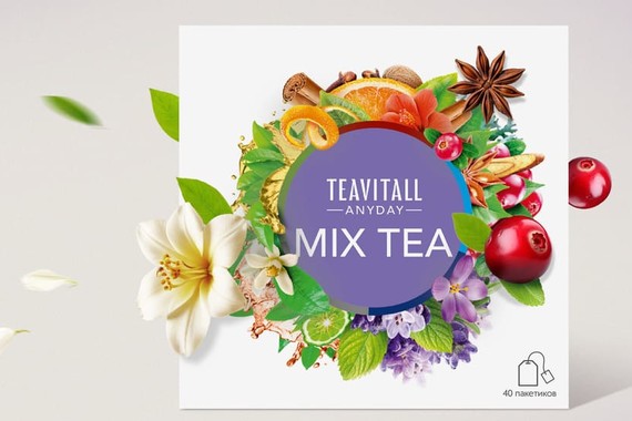 Набор чая и чайных напитков TeaVitall Anyday «Mix Tea»