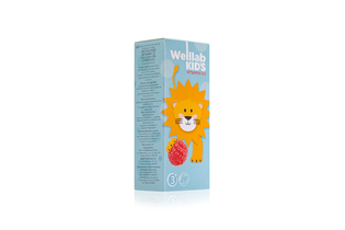 Cпрей с витамином D3 WELLLAB KIDS VITAMIN D3 со вкусом малины, 25 мл