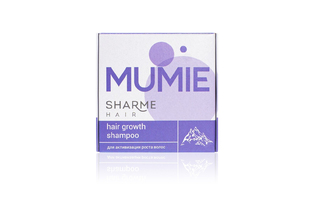 Натуральный твердый шампунь Sharme Hair Mumie для активизации роста волос, 50 г