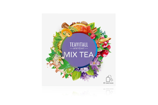 Набор чая и чайных напитков TeaVitall Anyday «Mix Tea», 40 фильтр-пакетов