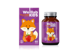 Мультивитамины для детей WELLLAB KIDS MULTIVIT, 60 таблеток