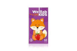 Мультивитамины для детей WELLLAB KIDS MULTIVIT, 60 таблеток