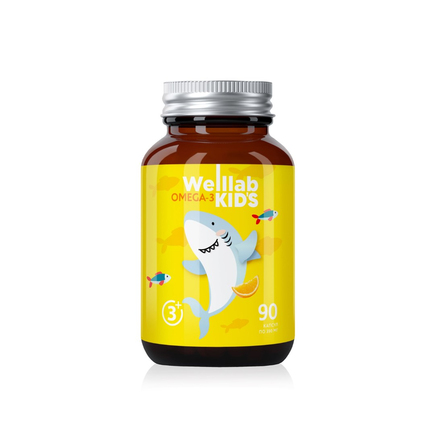 Омега-3 для детей WELLLAB KIDS OMEGA-3, 90 капсул