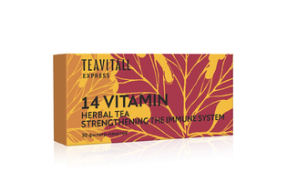 Чайный напиток для укрепления иммунитета TeaVitall Express Vitamin 14, 30 фильтр-пакетов