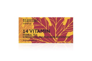 Чайный напиток для укрепления иммунитета TeaVitall Express Vitamin 14, 30 фильтр-пакетов