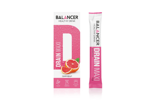 Дренирующий напиток BALANCER DRAIN MAXI со вкусом «Грейпфрут», 10 стиков