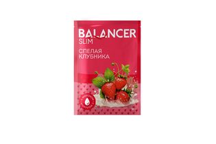 Коктейль BALANCER SLIM со вкусом «Спелая клубника», 5 саше