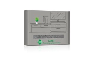 Полотенце для рук и лица Green Fiber CARE 17, серое