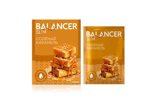 Коктейль BALANCER SLIM со вкусом «Соленая карамель», 5 саше