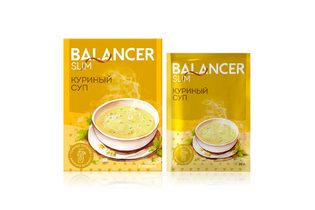 Коктейль BALANCER SLIM со вкусом «Куриный суп», 5 саше
