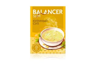 Коктейль BALANCER SLIM со вкусом «Куриный суп», 5 саше