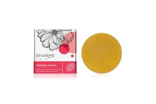 Натуральная твердая маска Sharme Hair для глубокого питания волос, 50 г