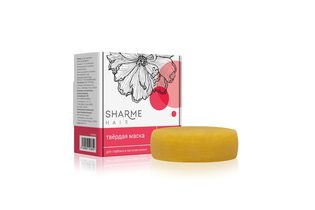 Натуральная твердая маска Sharme Hair для глубокого питания волос, 50 г