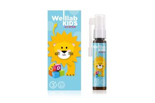 Спрей с витамином D3 WELLLAB KIDS VITAMIN D3, 25 мл