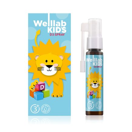 Спрей с витамином D3 WELLLAB KIDS VITAMIN D3, 25 мл