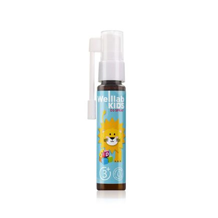 Спрей с витамином D3 WELLLAB KIDS VITAMIN D3, 25 мл