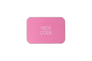 Многоразовые патчи для глаз Nice Code, розовые, в футляре, 2 шт.