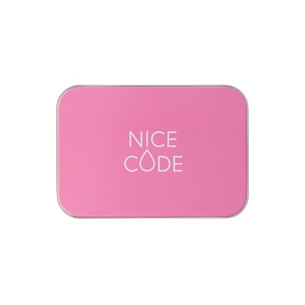 Многоразовые патчи для глаз Nice Code, розовые, в футляре, 2 шт.