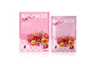 Коктейль BALANCER SLIM со вкусом «Лесные ягоды», 5 саше