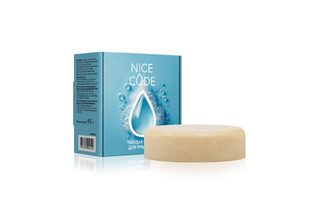 Твердая плитка для умывания лица NICE CODE, 45 г