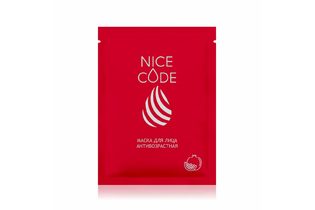 Биоцеллюлозная маска для лица антивозрастная NICE CODE