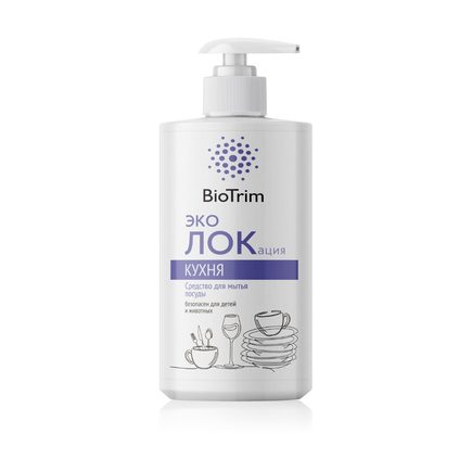 Средство для мытья посуды BioTrim ЭКОЛОКАЦИЯ КУХНЯ, 400 мл