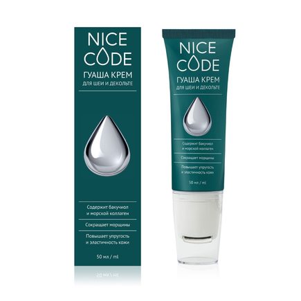 Крем для шеи и декольте NICE CODE гуаша