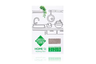 Файбер для мытья посуды Green Fiber HOME S1, серый