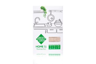 Файбер для мытья посуды Green Fiber HOME S1, бежевый