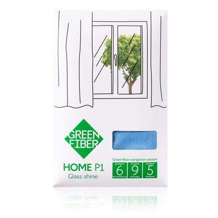 Файбер для стекла Green Fiber HOME P1, голубой