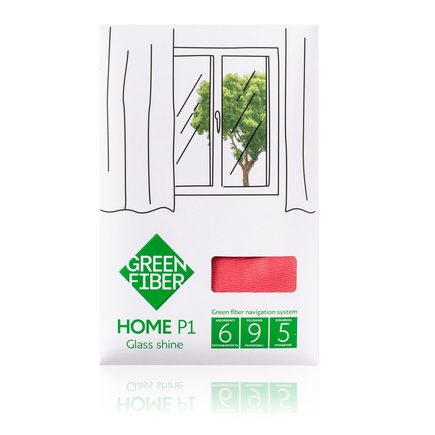 Файбер для стекла Green Fiber HOME P1, коралловый