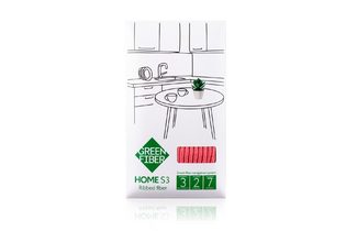 Файбер ребристый Green Fiber HOME S3, коралловый