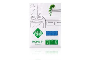 Скрабер Твист Green Fiber HOME S4, голубой