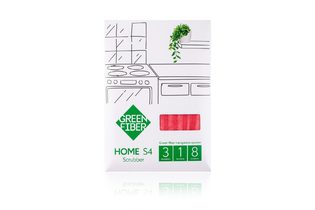Скрабер Твист Green Fiber HOME S4, коралловый