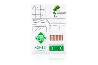 Скрабер Твист Green Fiber HOME S4, бежевый