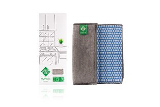Спонж Сплиттер Green Fiber HOME S6 двусторонний для очищения и впитывания, серый