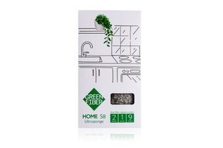 Губка Инволвер Green Fiber HOME S8, серая