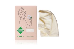 Тюрбан для волос Green Fiber CARE 8, молочный