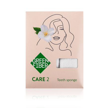Спонж для чистки зубов Green Fiber CARE 2