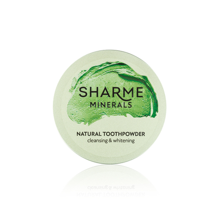 Фитоминеральный зубной порошок Sharme Minerals очищение и отбеливание, 46 г