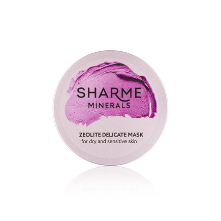 Цеолитовая деликатная маска Sharme Minerals для сухой и чувствительной кожи, 56 г