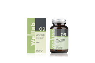 БАД с витамином D3 600 МЕ Welllab VITAMIN D3 ACTIVE, 120 капсул