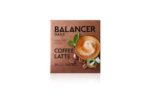 Коктейль BALANCER DAILY со вкусом «Кофе латте», 10 шт.