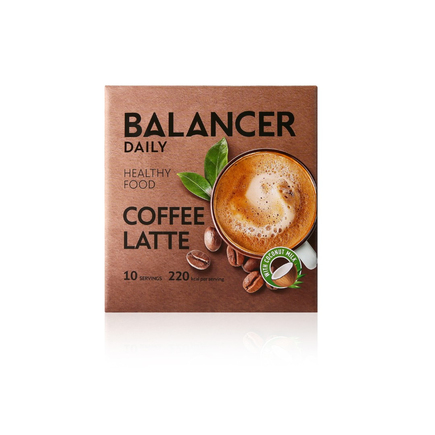 Коктейль BALANCER DAILY со вкусом «Кофе латте», 10 шт.