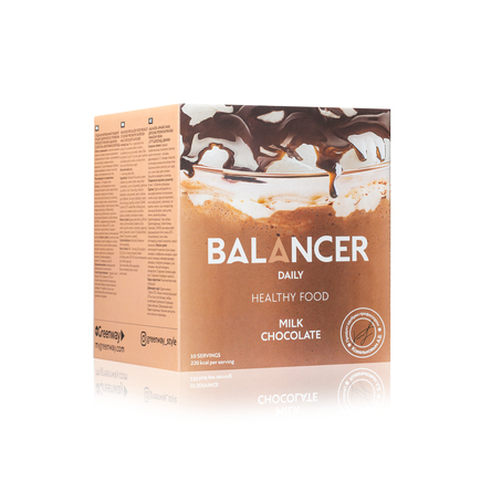 Коктейль BALANCER DAILY со вкусом «Молочный шоколад», 10 шт.
