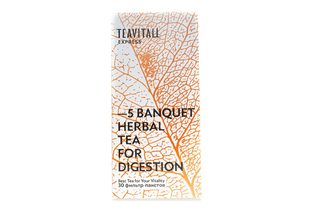 Чайный напиток для улучшения пищеварения TeaVitall Express Banquet 5, 30 фильтр-пакетов