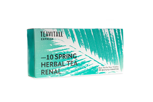Чайный напиток для улучшения работы почек TeaVitall Express Spring 10, 30 фильтр-пакетов