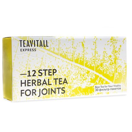 Чайный напиток для оздоровления суставов TeaVitall Express Step 12, 30 фильтр-пакетов