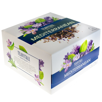 Чайный напиток TeaVitall Anyday «Mediterranean», 38 фильтр-пакетов